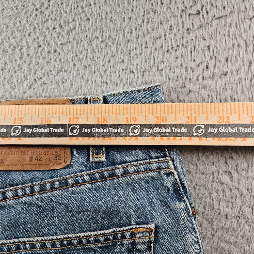 Levi's 505 Jeans Men 40 x 32 Zip Fly Blue‎ Denim Regular Fit Straight Leg